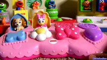 Disney Baby Minnie Mouse Pop Up Surprise Pals VS. Sesame Street Pop Up Pals Babies Toys