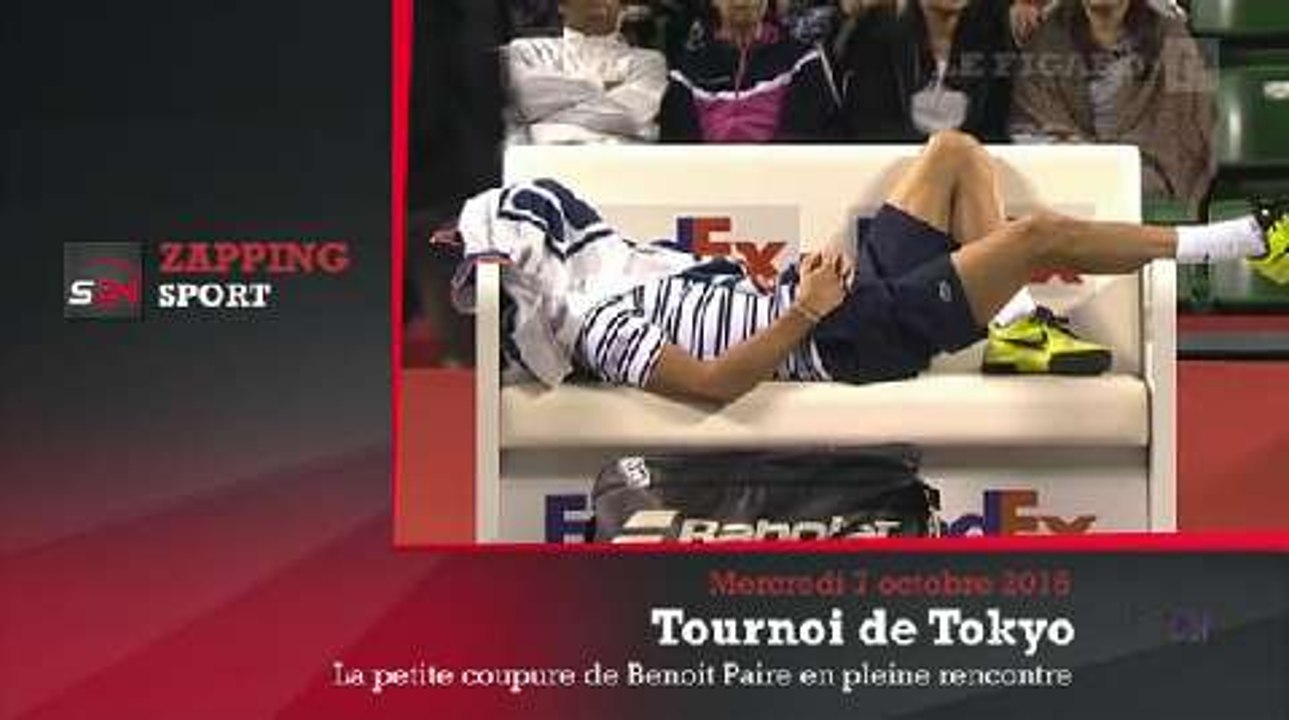 Zap'Sport : La petite sieste de Benoît Paire en plein match