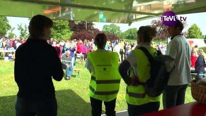 Groupama marche contre les maladies rares à Mont Ormel (Orne)