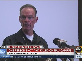 RAW: NAU Police Chief talks about Friday morning shooting