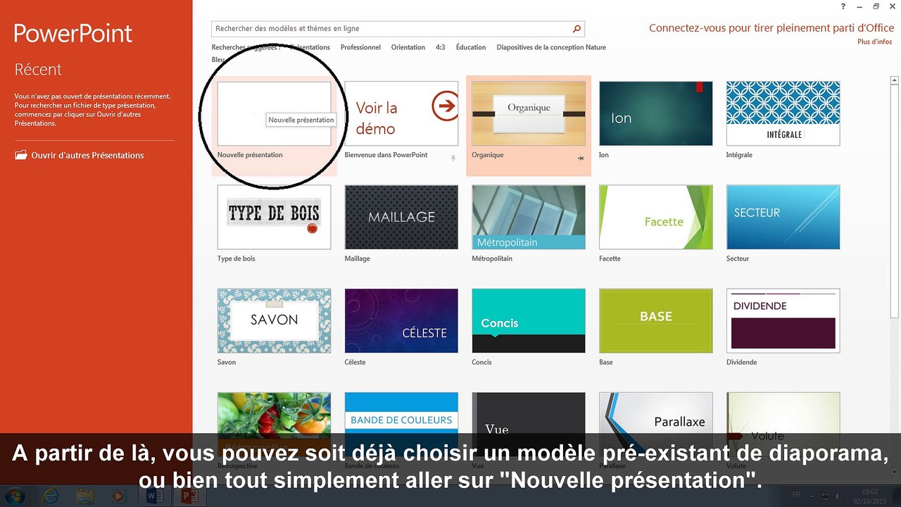 Comment mettre en forme un diaporama.