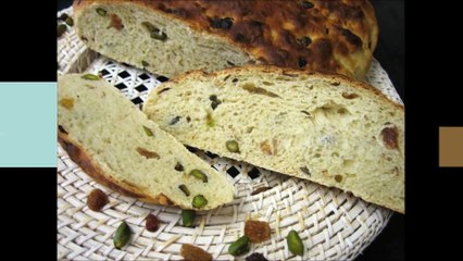 طريقة تحضير الخبز بالفواكه الجافة