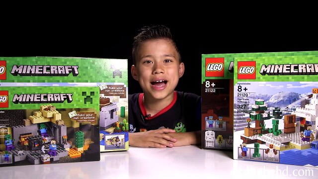 THE DESERT OUTPOST LEGO MINECRAFT Set 21121 Unboxing, Review, Time Lapse Build