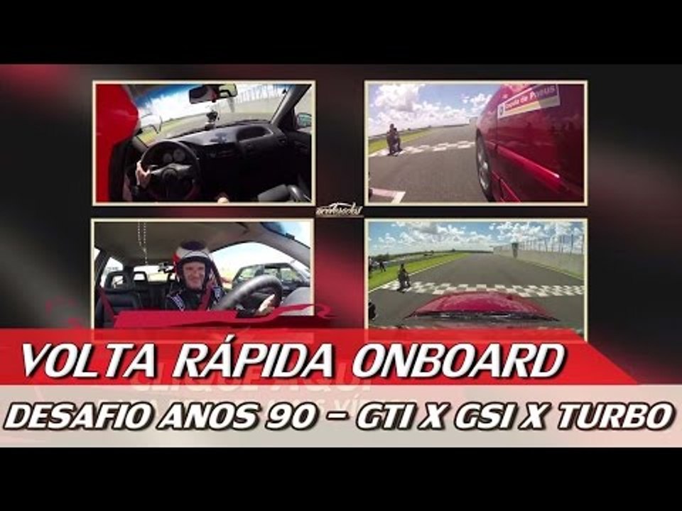 GOL GTI x UNO TURBO x CORSA GSi - VOLTA RÁPIDA ONBOARD COM RUBENS BARRICHELLO #50 | ACELERADOS
