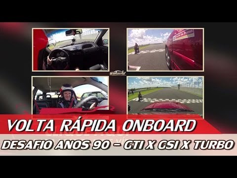 GOL GTI x UNO TURBO x CORSA GSi - VOLTA RÁPIDA ONBOARD COM RUBENS BARRICHELLO #50 | ACELERADOS