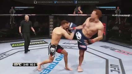 ROGAN AND GOLDBERG COMMENTATE EA UFC GLITCHES 4!!!