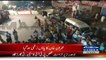 Imran Khan Injured His Leg At The Entrance Of Jalsa Gah