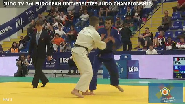 MAT 3 - 3rd EUROPEAN UNIVERSITIES JUDO CHAMPIONSHIP - LIVE 4 (REPLAY) (2015-10-09 16:58:03 - 2015-10-09 19:02:51)