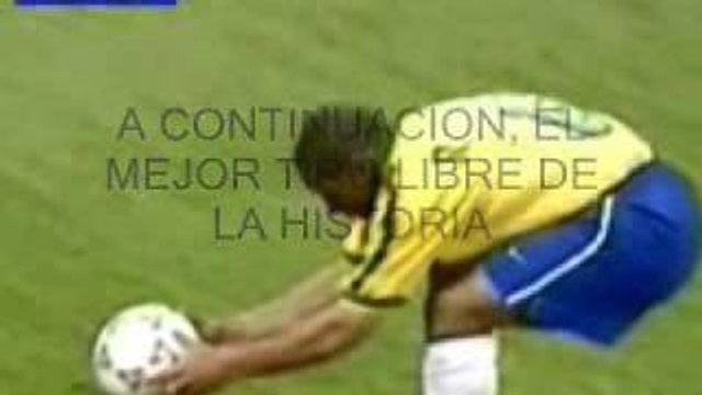 Gol de falta Roberto Carlos en 1997 // Free kick goal by Roberto Carlos in 1997