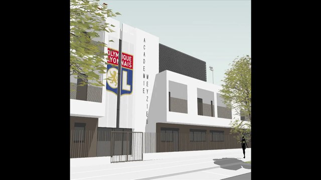 Centre de formation de l'Olympique Lyonnais - Meyzieu (Images Atelier Thierry Roche et associés)