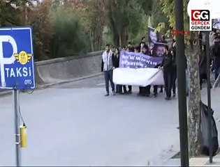 ODTÜ'de Cumhurbaşkanlığı Sarayı'na yürümek isteyen gruba müdahale