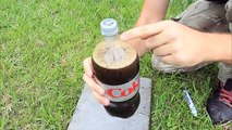 Diet Coke Mentos Rocket