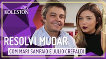 PERGUNTAS E RESPOSTAS NA HORA DE VIRAR RUIVA COM MARI SAMPAIO E JULIO CREPALDI | RESOLVI MUDAR