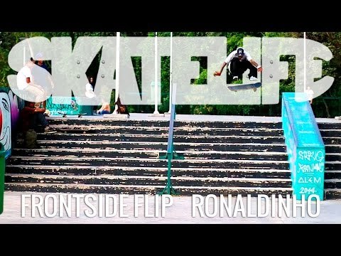 Frontside Flip | Tutorial #SKATELIFE | Ronaldinho Vilela