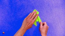 Origami : comment faire une belle tulipe en papier plié. Vidéo éducative.