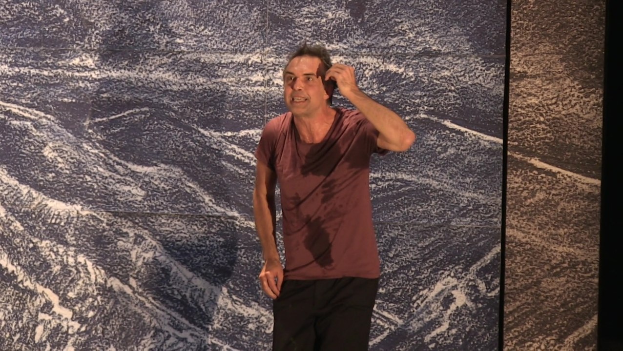 "Le Méridien", de et par Nicolas Bouchaud, d'après Paul Celan (extrait)