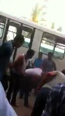 مواطن تونسي حرق روحوا امام ولاية صفاقس