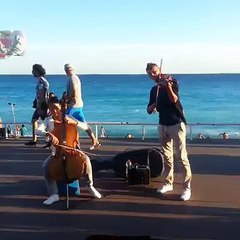 Nice music near the beach