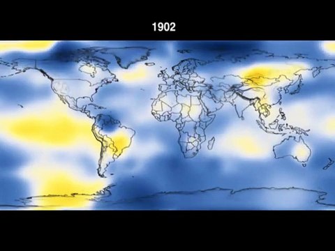 Temperatura de 1880 a 2006