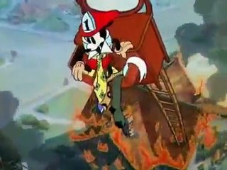 Mickey Mouse en La Brigada de Bomberos de Mickey (1935)