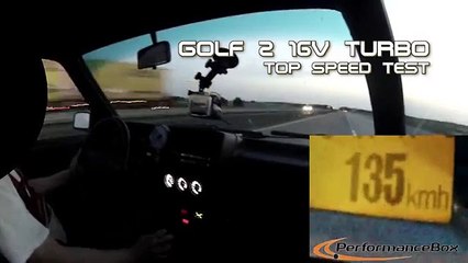 WTF??? Golf MK2 dá mais de 320KM/H em plena auto estrada!!!