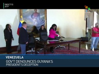 Venezuela Denounces Guyanese President's Deceptive Propaganda