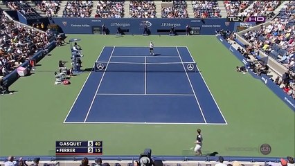 Richard Gasquet Vs David Ferrer US Open 2013 QF Highlights HD