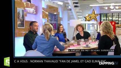 C à vous : Norman Thavaud "fan de Jamel et Gad Elmaleh"
