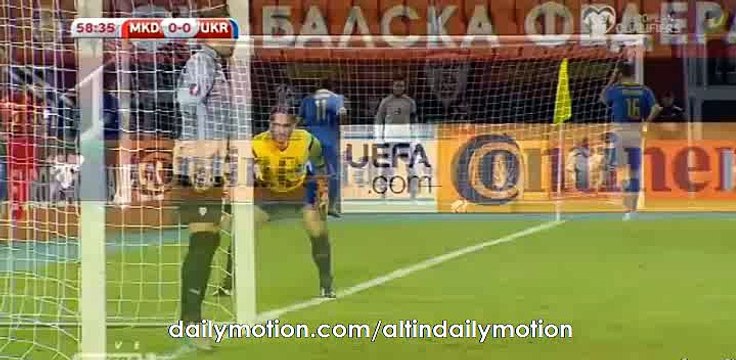 Yevhen Seleznyov Fantastic Penalty Goal - Macedonia 0-1 Ukraine - Euro 2016 - 09.10.2015