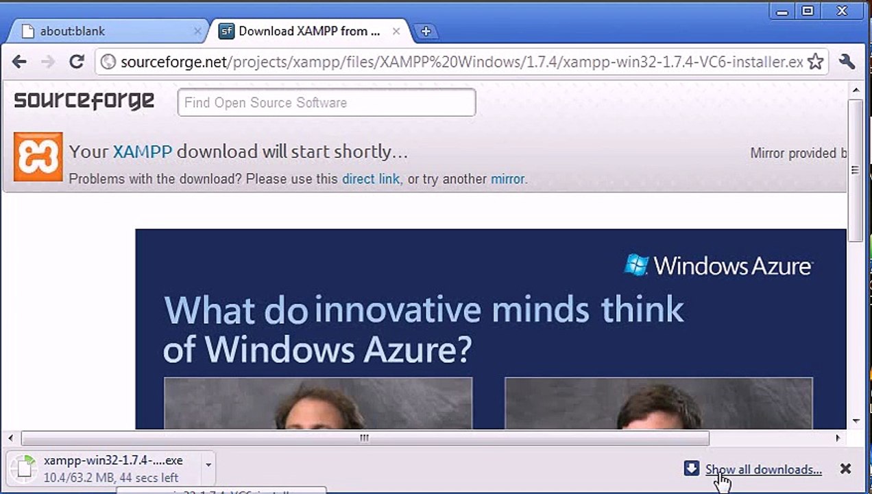 003 - Installing XAMPP Part 2