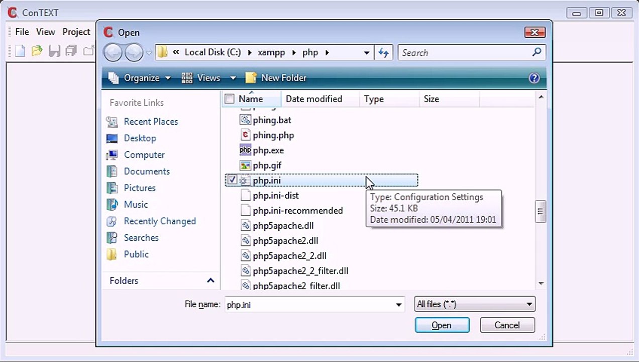 007 - The php.ini File