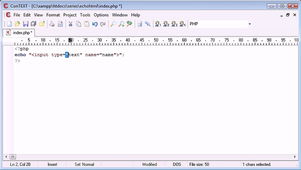 011 - Output HTML Using echo_print