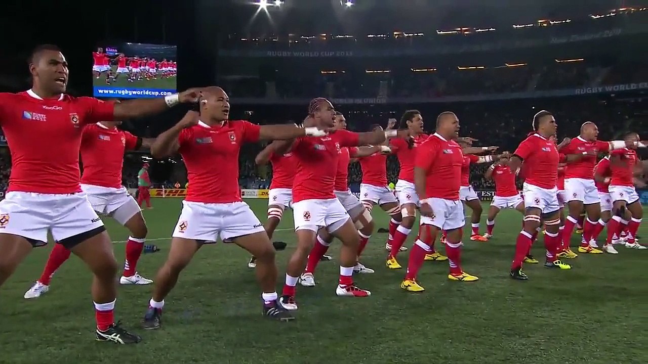 Double Haka Nouvelle Zélande - Tonga (Coupe du Monde 2015)