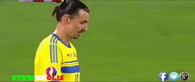 Zlatan Ibrahimovic Punches Liechtenstein Player