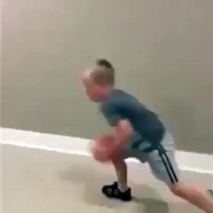 Basketball Hoop Falls On Kid After Dunk