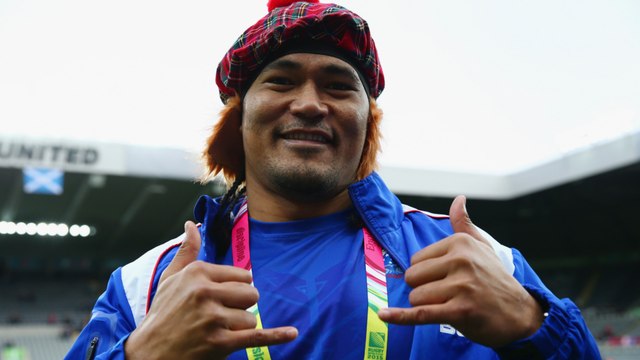 Samoa's fantastic 'Scottish' Siva Tau Dance