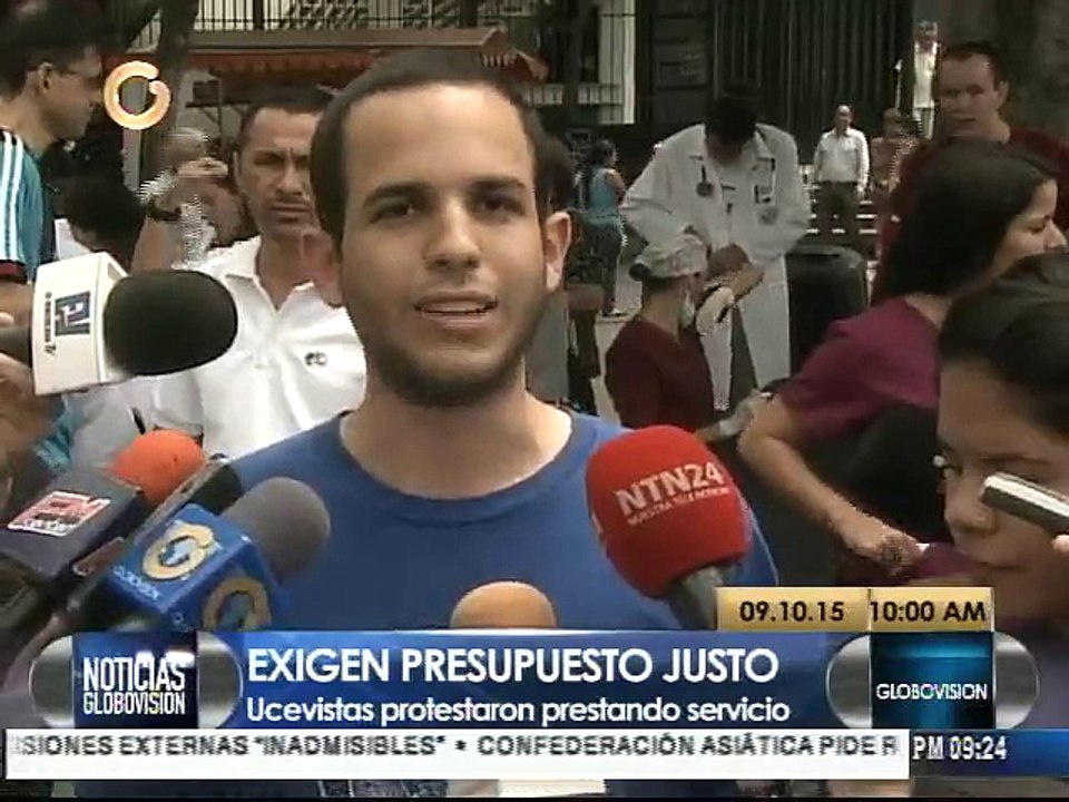 Estudiantes y profesores UCV exigen aumento presupuestario