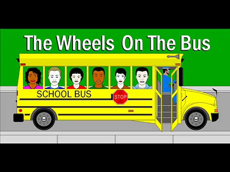 THE THE WHEELS ON THE BUS go round and round barney lyrics sing along school bus Dailymotion Video