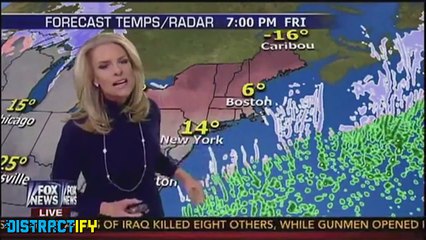 Bad Ass Weatherman Kicks Idiot In The Nuts