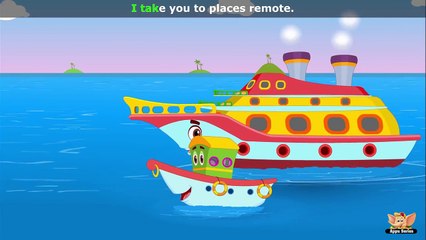 Learn Transport Vehicles for children - 3D Animation English preschool Nursery rhymes