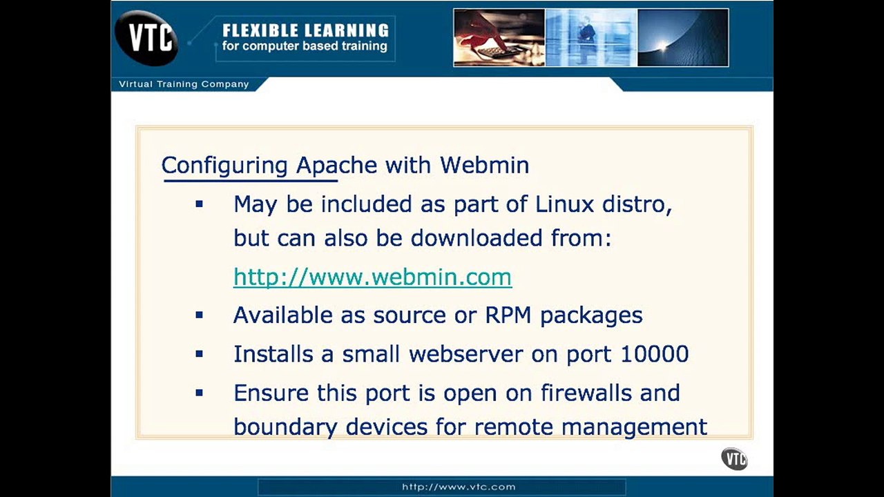 17.Configuring Apache With Webmin