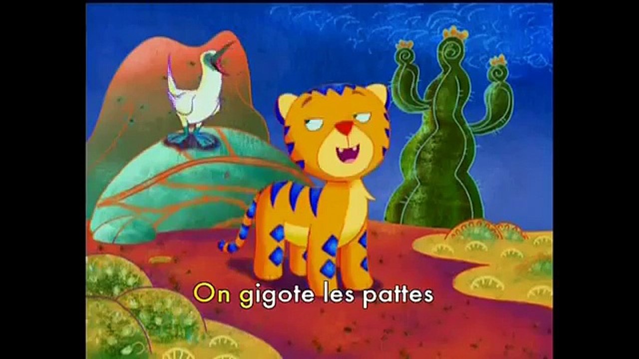 Balthazar - 'Le fou à pattes bleues' Karaoké pour les enfants  Clip musical
