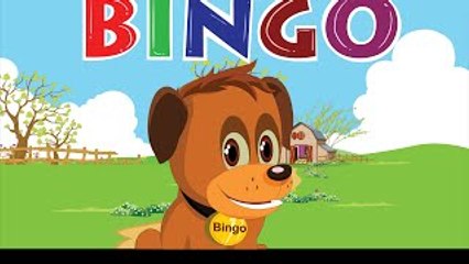 BINGO Dog Song - Nursery Rhyme With Lyrics - Cartoon Animation Rhymes & Songs for Children