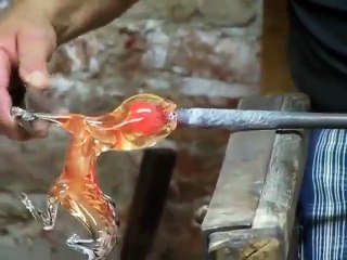 wow.....real artist - horse from raw glass -JeeAli