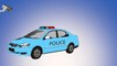 Counting Police Cars | Learn Colors & Numbers for Kids | Animated Surprise Eggs filled wit