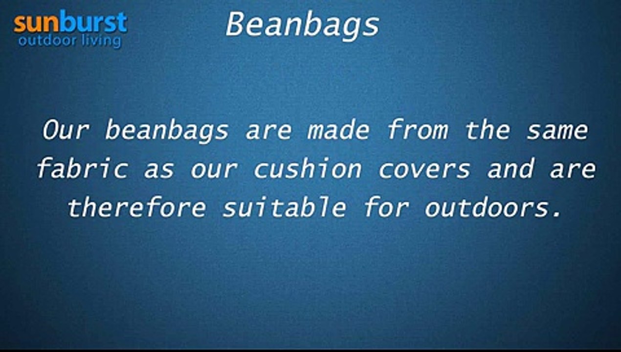 Buy BeanBags with Sunburst Outdoor Living