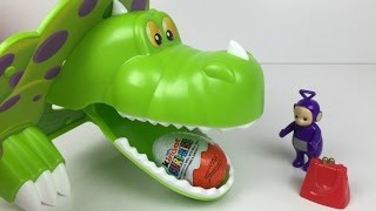 Teletubbies Tinky Winky With Dino And Kinder Surprise Chocolate Egg
