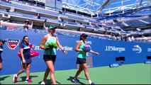 sania mirza and martina hingus in double women us open