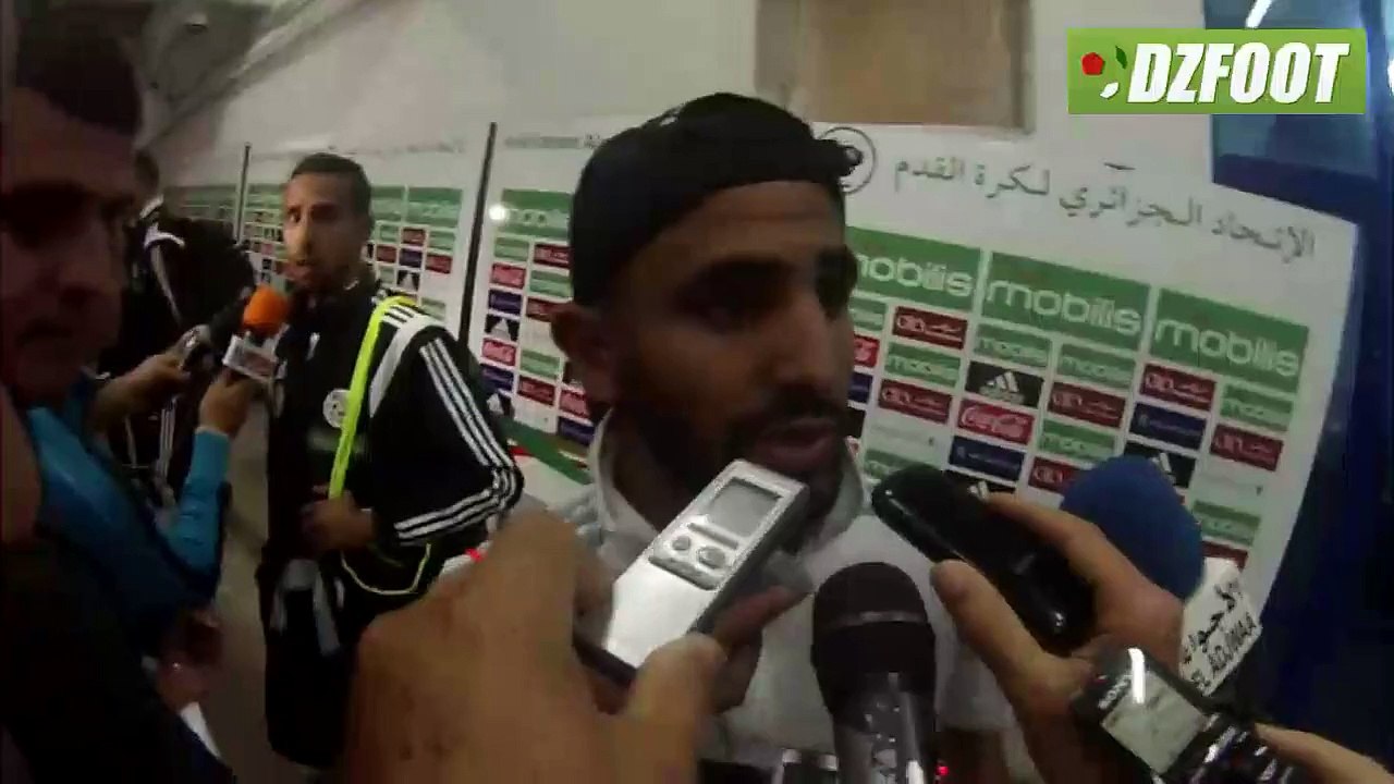 ALG-GUI - Mahrez : "Pas bons en 1e MT, ça nous a coûté cher"