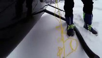 Canadian Helicopter Pilot Finds Ice For Skating. Oh Wait, No...